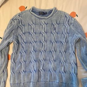 Cable knit sweater